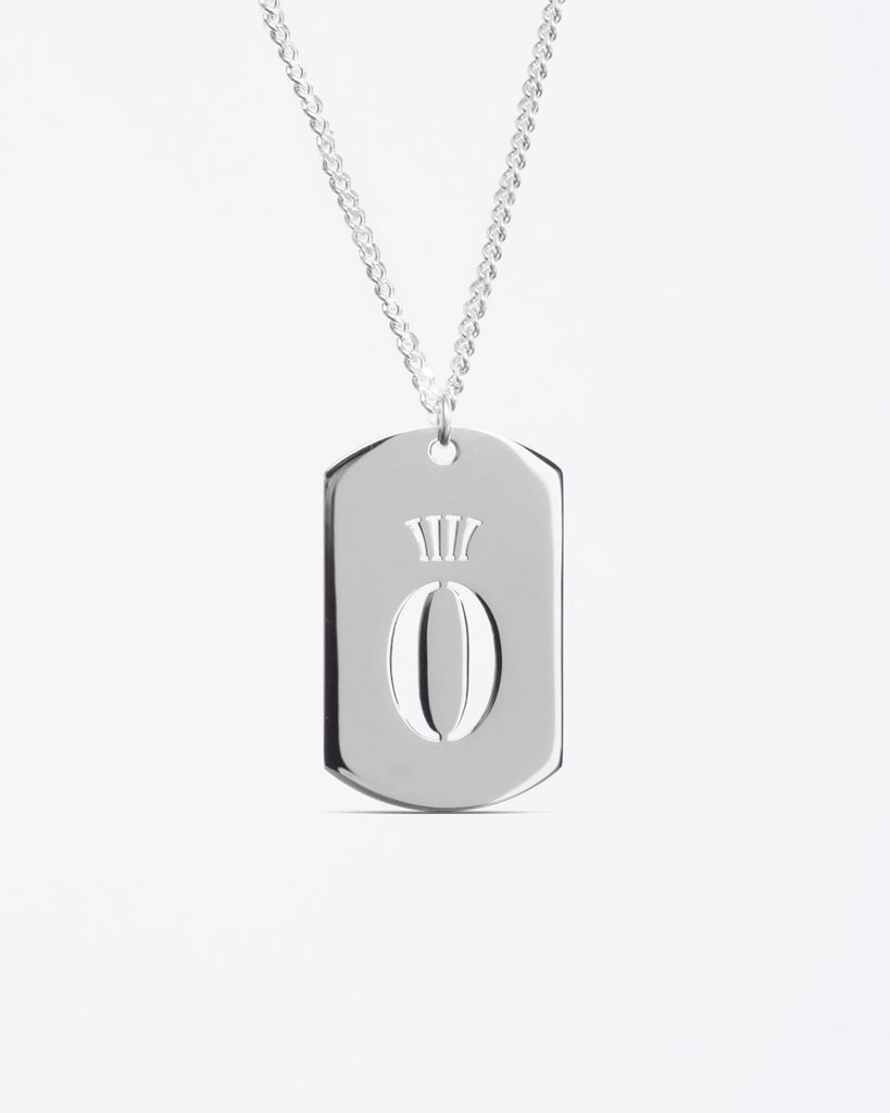 Sterling Silver Dog Tag Necklace & Pendant - HERA x HERO