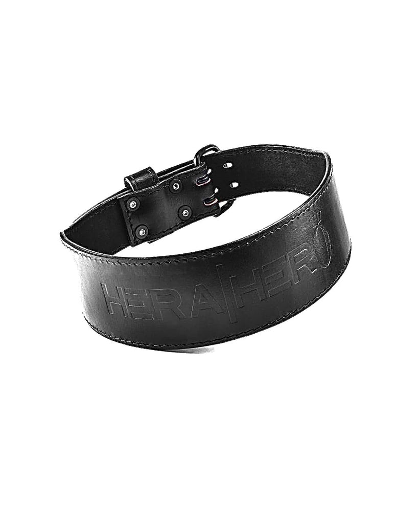 Weightlifting Belt Debossed - Black/Black