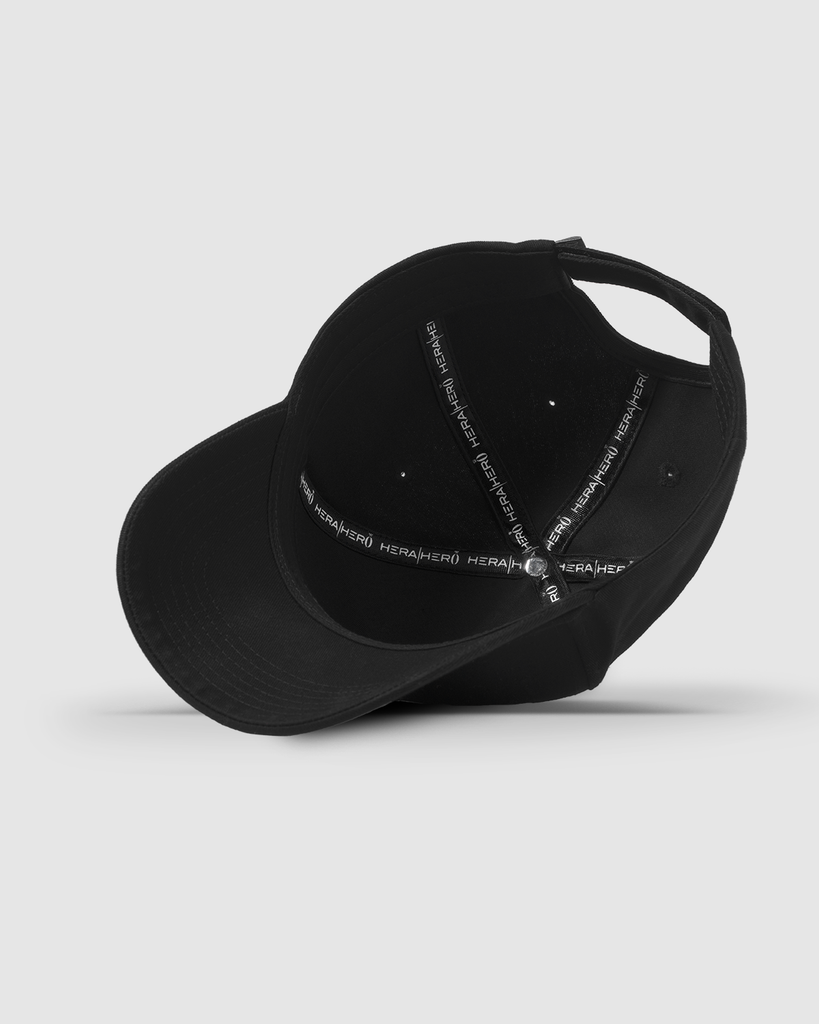 Black online cap suede