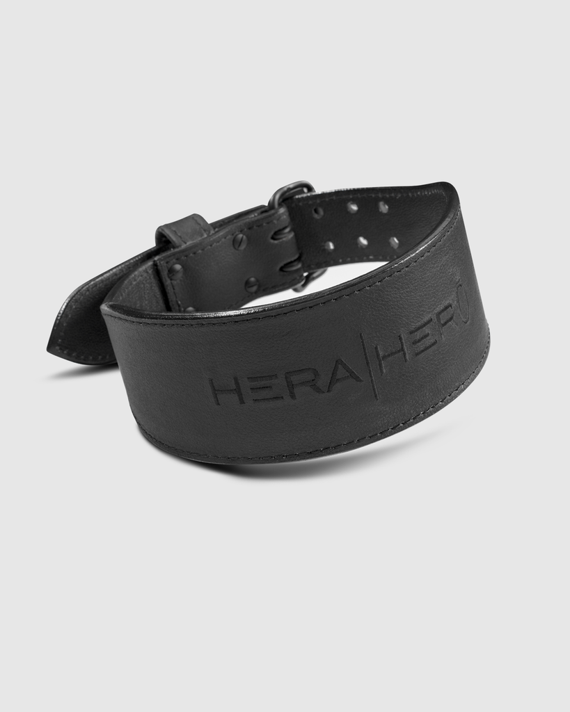 Weightlifting Belt - Black/Black - HERA x HERO